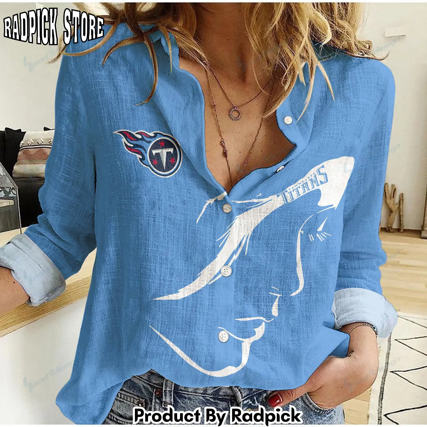 Radpick tennessee titans woman shirt rp66284
